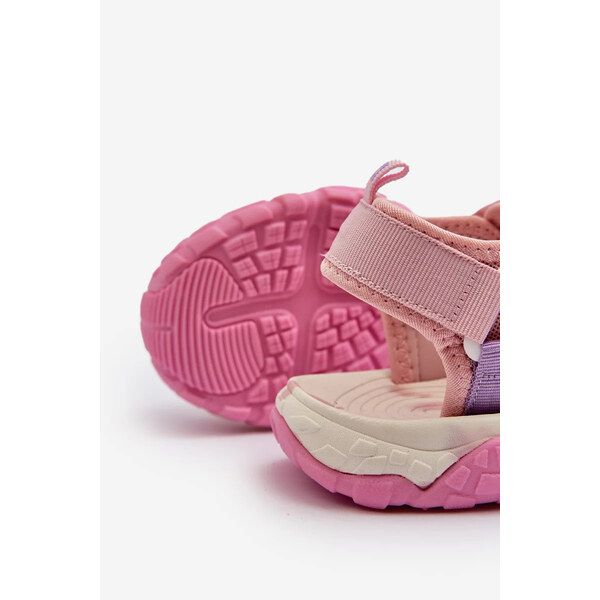 Big Star Shoes Dívčí sandály na suchý zip Big Star Růžové 51528703