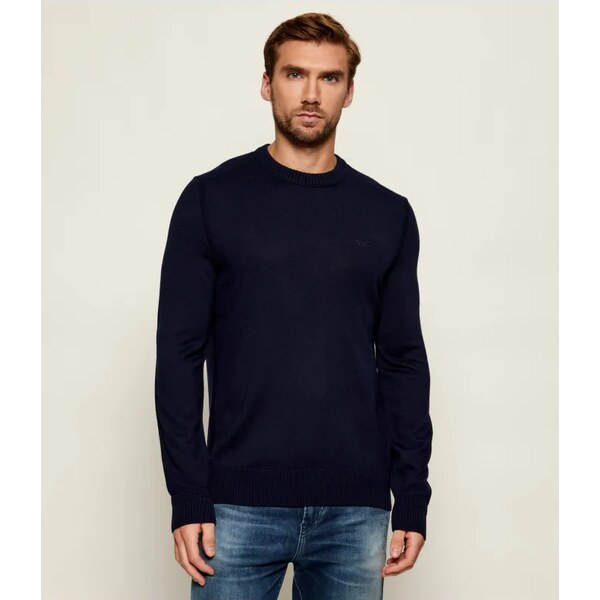 BOSS ORANGE Vlnený sveter Avac_C | Regular Fit 60418704