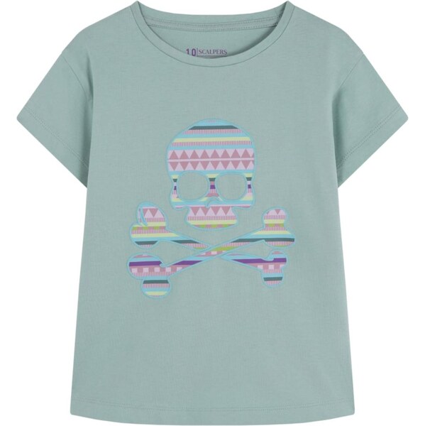 Scalpers Funkčné tričko zelená / zmiešané farby 66026693