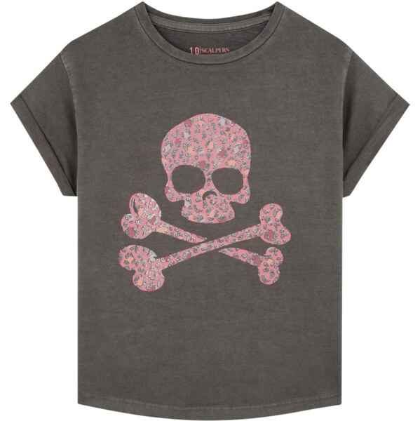 Scalpers Funkčné tričko antracitová / čierna 66026695