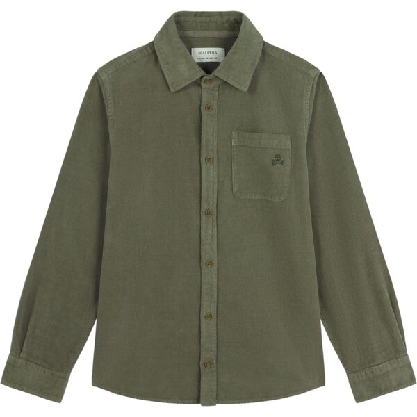 Scalpers Košeľa zelená 66026769