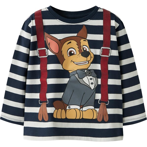 NAME IT Tričko NMMNAKUL béžová / námornícka modrá / burgundská / biela 66026908