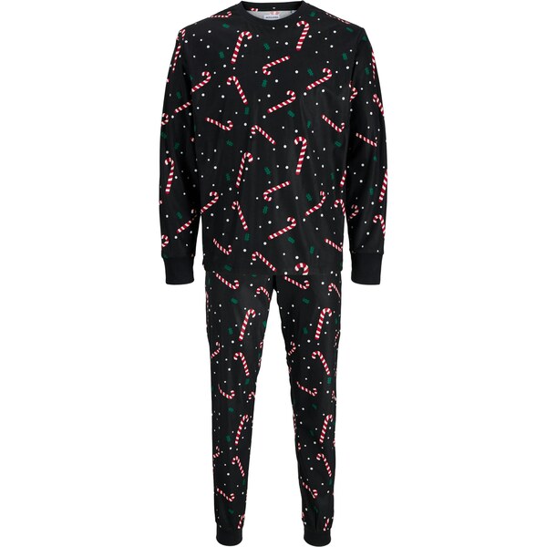 JACK & JONES Tepláková súprava JACTristan trávovo zelená / červená / 66026992