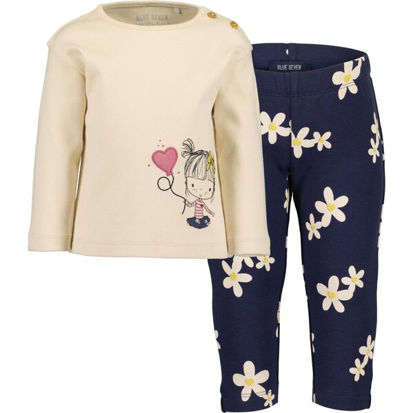 BLUE SEVEN Set béžová / námornícka modrá / žltá / ružová 66027059