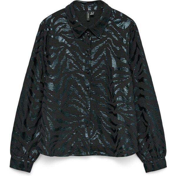 VERO MODA Blúzka VMCARLA námornícka modrá / čierna 66027091