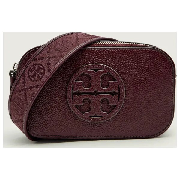TORY BURCH Kožená crossbody kabelka Miller Mini 66022892