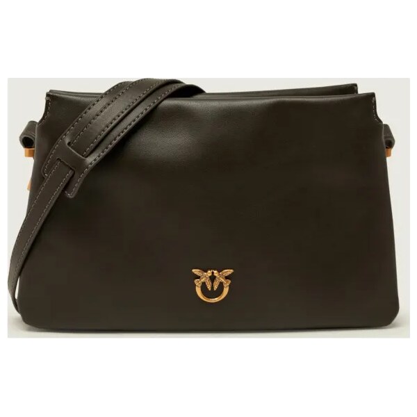 Pinko Kožená kabelka na rameno TRIPLET MINI 66022901