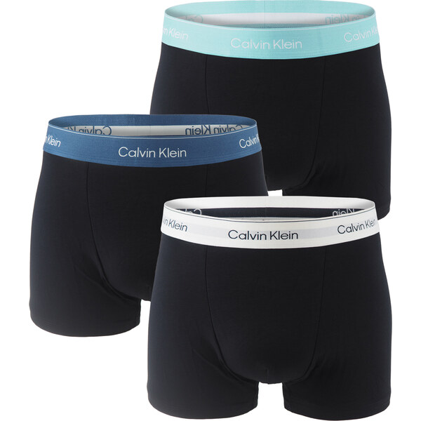 Calvin Klein - boxerky 3PACK Icon cotton stretch relaxed black / 66028907