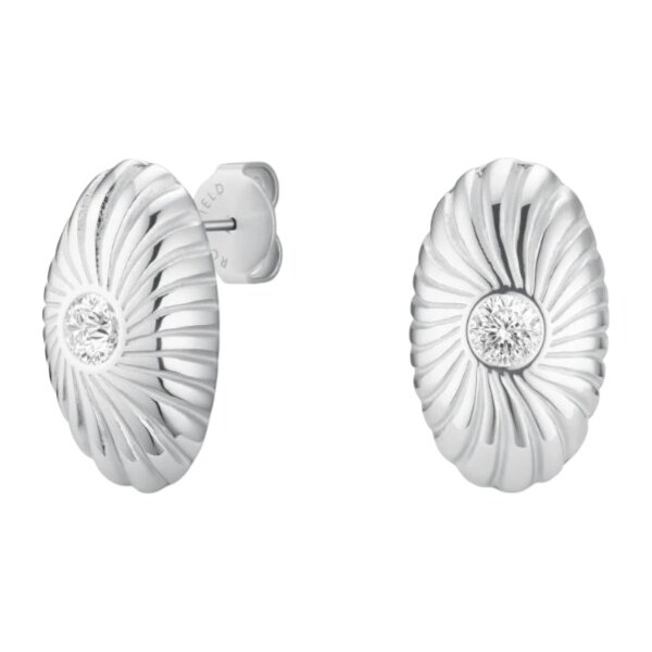 Rosefield Výrazné oceľové náušnice Solitaire JEBTG-J1203 66585614