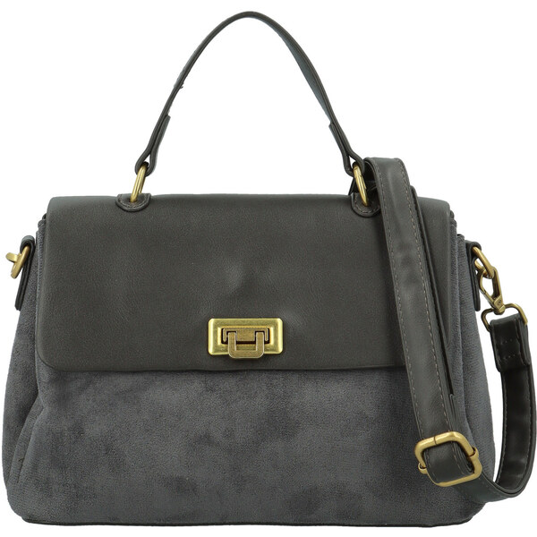 Dámska kabelka do ruky tmavo šedá - Paolo bags Tess šedá 66048630