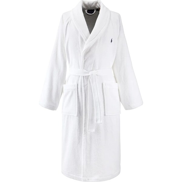 Bavlnený župan Ralph Lauren POLOPLAY White M 66032720