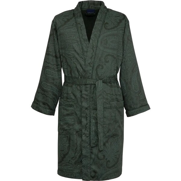 Bavlnený župan Ralph Lauren DONCASTE DkGreen L 66032723