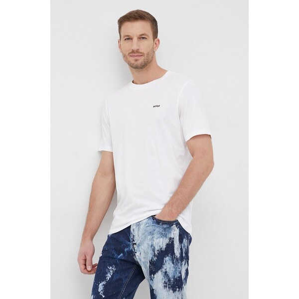 Bavlnené tričko HUGO Dero222 31773453