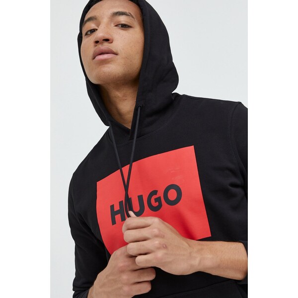Bavlnená mikina HUGO 34055027