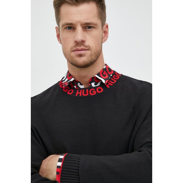 Bavlnený sveter HUGO 35986269