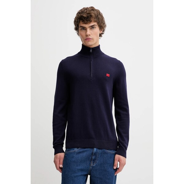 Bavlnený sveter HUGO San Quintus-C 65472781