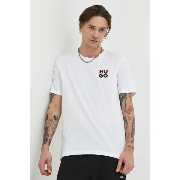 Bavlnené tričko HUGO 2-pak HUGO-Dimento 39698213
