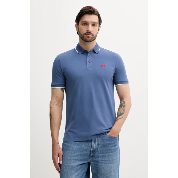Bavlnené polo tričko HUGO Deresino232 64047368