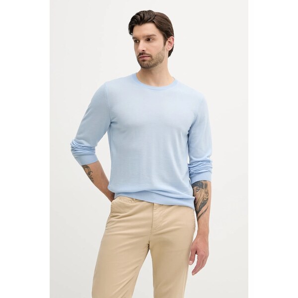 Vlnený sveter BOSS Leno-P 63898650