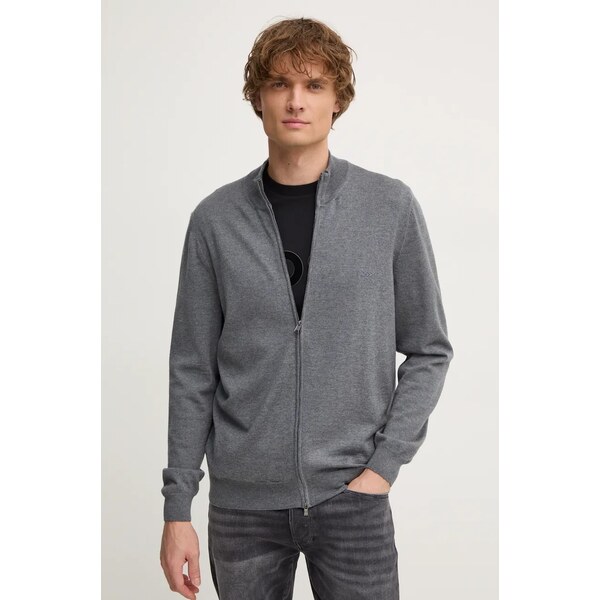 Vlnený kardigán BOSS Balonso-L 58480673