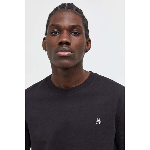 Bavlnené tričko s dlhým rukávom Marc OPolo 64304437