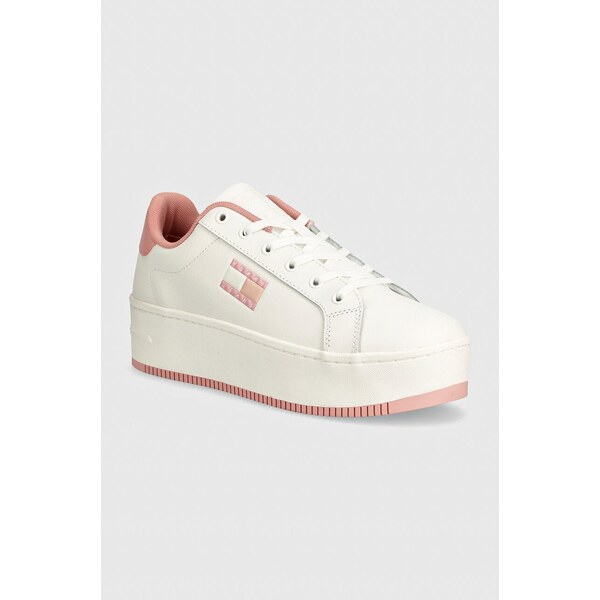 Kožené tenisky Tommy Jeans TJW FLATFORM ESS 53948088
