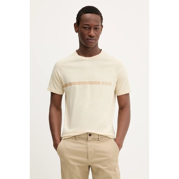 Bavlnené tričko BOSS T-Shirt RN Slim Fit 63787014