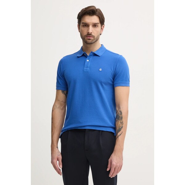 Bavlnené polo tričko United Colors of Benetton 61613168