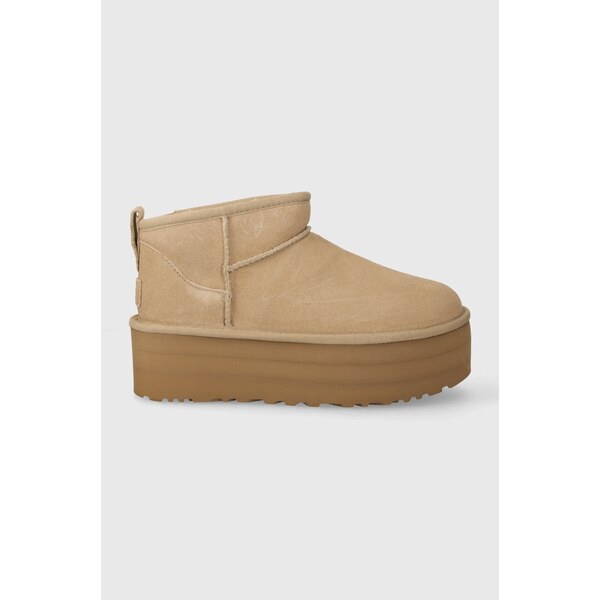 Semišové snehule UGG Classic Ultra Mini Platform 49821631