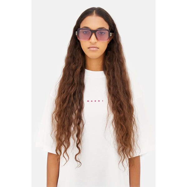 Slnečné okuliare Marni Zamalek Faded Burgundy 51072299