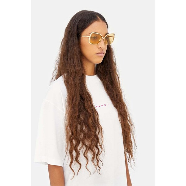 Slnečné okuliare Marni Unila Valley Gold Mustard 51072454