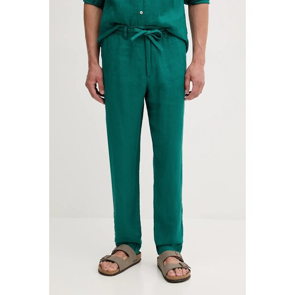 Ľanové nohavice United Colors of Benetton 66818514