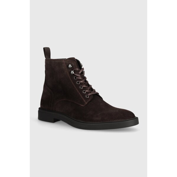 Semišové topánky BOSS Calev 57670032