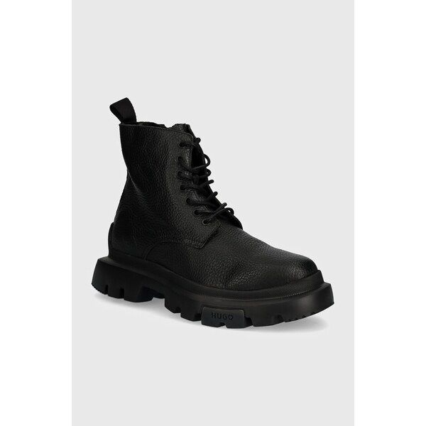 Kožená obuv HUGO Fabyan 54131345