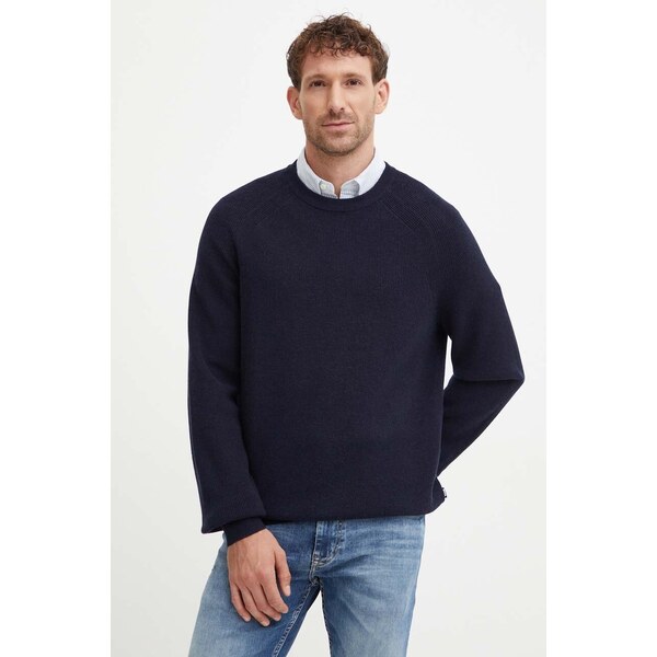 Sveter s prímesou vlny BOSS 57670484