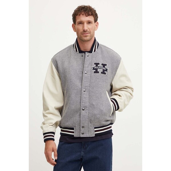 Vlnená bunda bomber Tommy Hilfiger 54967922