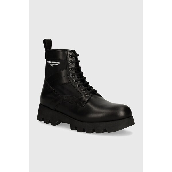 Kožené členkové topánky Karl Lagerfeld Terra 55550304