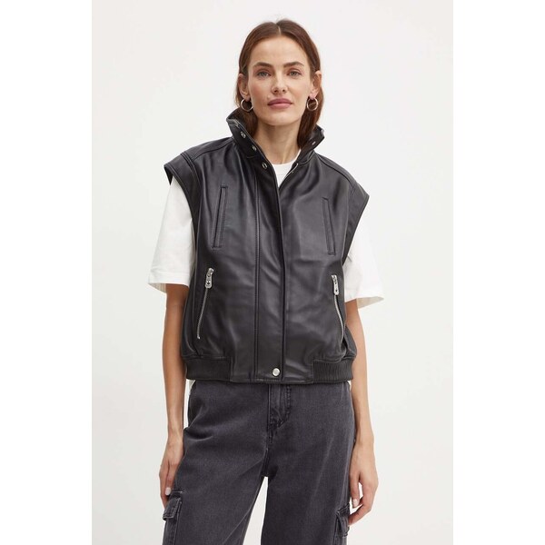 Kožená vesta Pinko 58343496