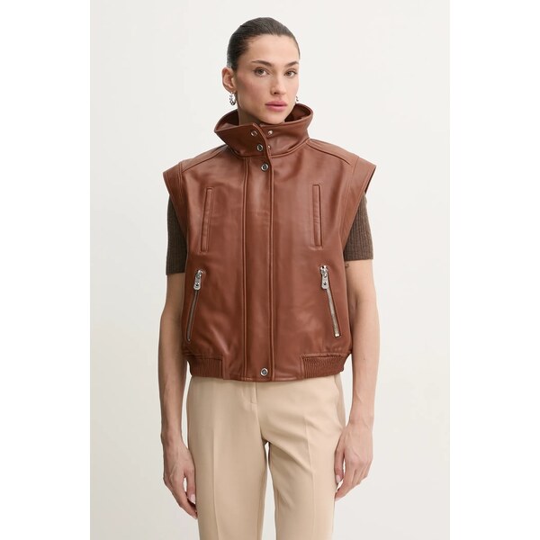 Kožená vesta Pinko 62190336