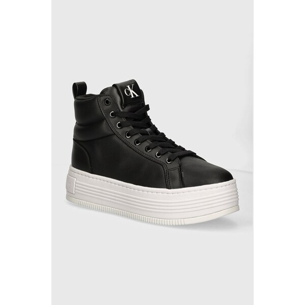 Tenisky Calvin Klein Jeans BOLD PLATF MID OH MG LTH 55543903