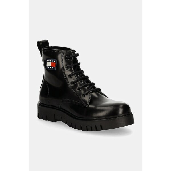 Kožené workery Tommy Jeans TJW LACE UP BOOT 56241236
