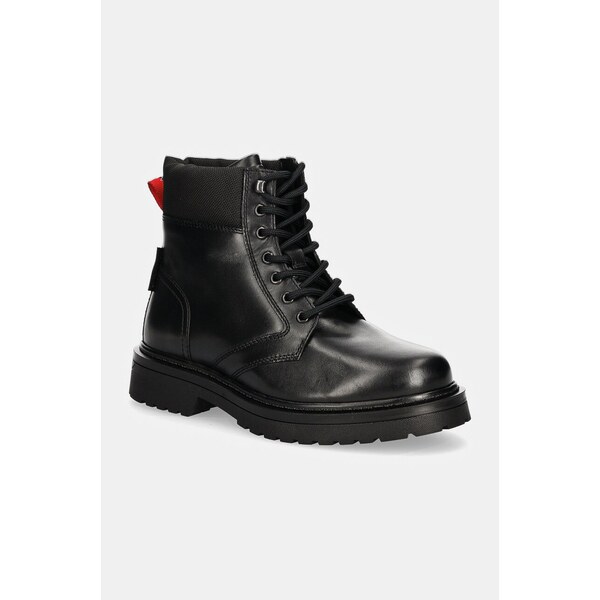 Členkové topánky Tommy Jeans TJM LACE UP BOOT 57180605