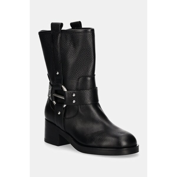 Kožené členkové topánky Karl Lagerfeld BROOKLYN 57789292