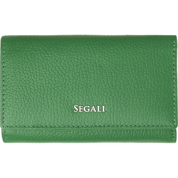 SEGALI Dámska kožená peňaženka SG-27074 zelená 64452336