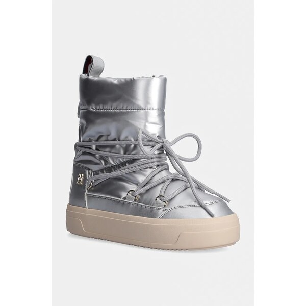 Snehule Tommy Hilfiger LACE-UP METALLIC SNOWBOOT 58374430