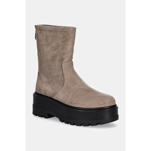 Členkové topánky Calvin Klein Jeans FLATFORM ZIP MG SS 58374498