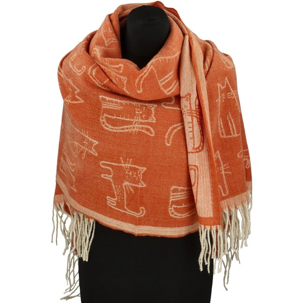 Dámsky šál červený - Firenze Casey červená 66048657