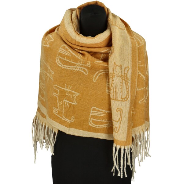 Dámsky šál žltý - Firenze Casey žltá 66048658