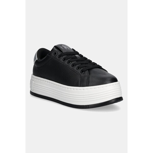 Kožené tenisky Calvin Klein Jeans BOLD FLATF LOW MIX OHB 59708043