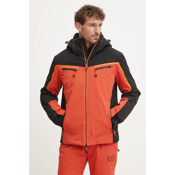 Lyžiarska bunda EA7 Emporio Armani Kitzbuhel Colorblock Logo 60861130